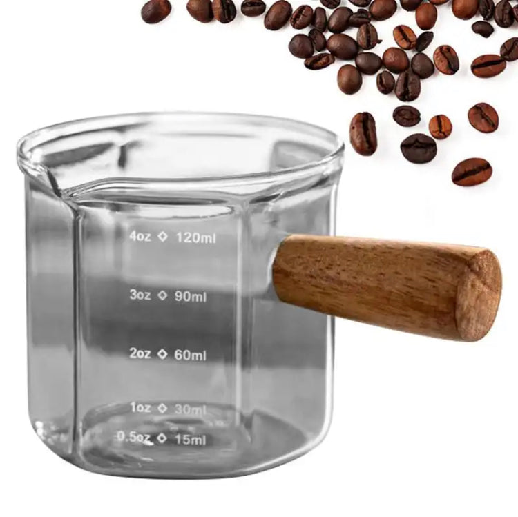 Espresso Measuring Cup, Heat Resistant Glass Measuring Cup Espresso Measuring Cup, Heat Resistant Glass Measuring Cup